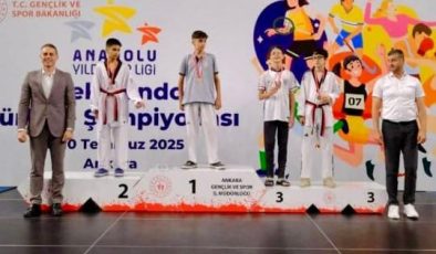 Elazığlı Taekwondocular Türkiye Üçüncüsü Oldu