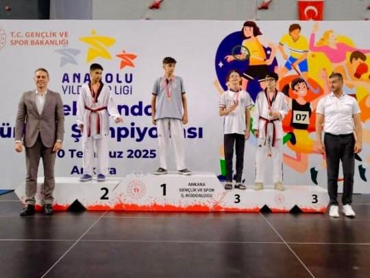 Elazığlı Taekwondocular Türkiye Üçüncüsü Oldu