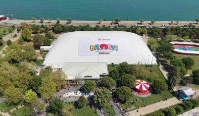 600 çocuk aynı anda oynayabiliyor: Türkiye’nin en büyük kapalı şişme oyun parkı Samsun’da açıldı