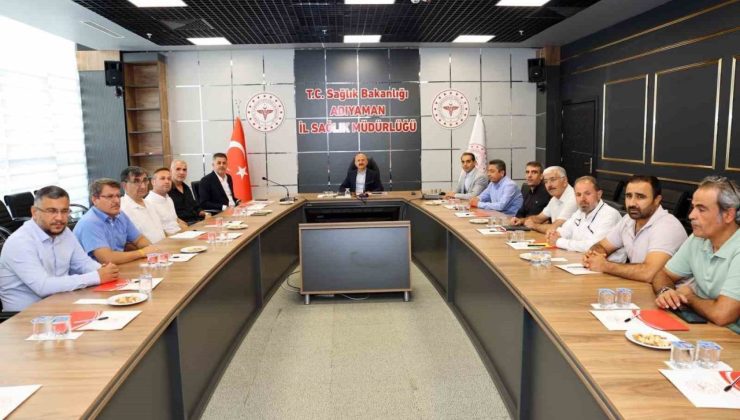 Adıyaman’da sağlık yatırımları masaya yatırıldı