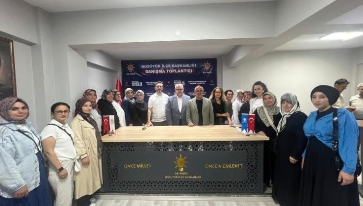 AK Parti heyeti Bozüyük’te bir araya geldi