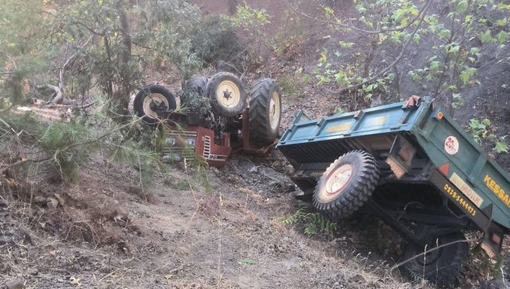 Akhisar’da traktör kazası: Dede hayatını kaybetti, torunu ağır yaralandı
