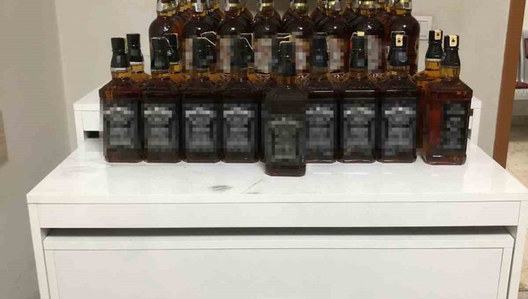Akşehir’de kaçak içki operasyonu