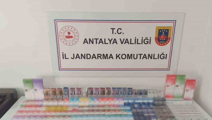 Alanya’da kaçak sigara operasyonu