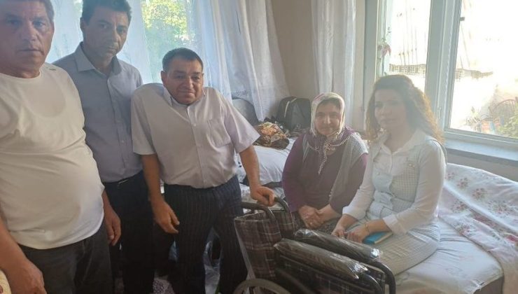 Alpu’da engelli vatandaşlara destek