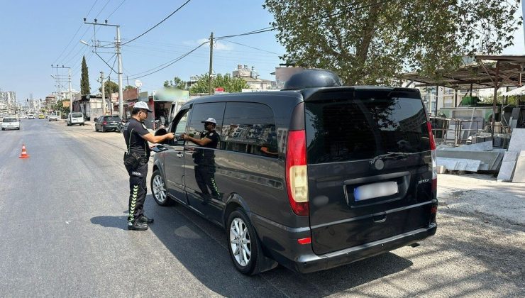 Antalya’da 1 haftada 68 bin araç denetlendi
