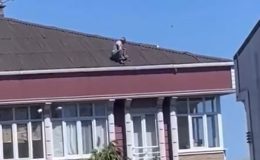 Arnavutköy’de tedbirsiz tamirat yürekleri ağızlara getirdi: O anlar kamerada