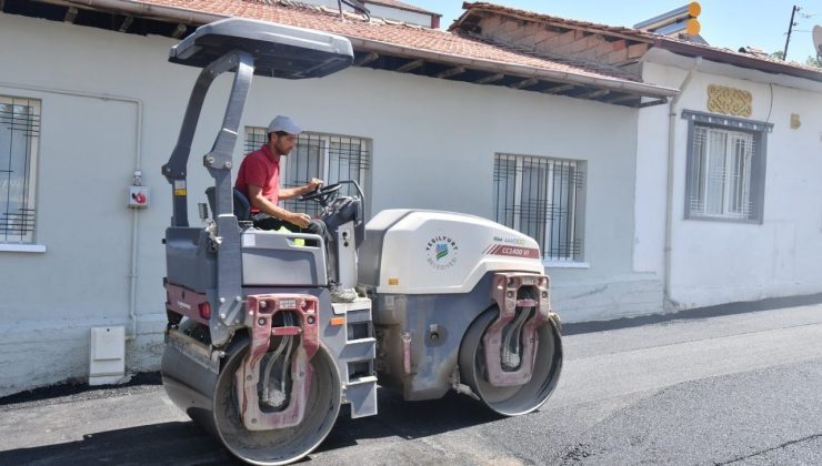 Aşağıbağlar Mahallesi’nde yol konforu artıyor