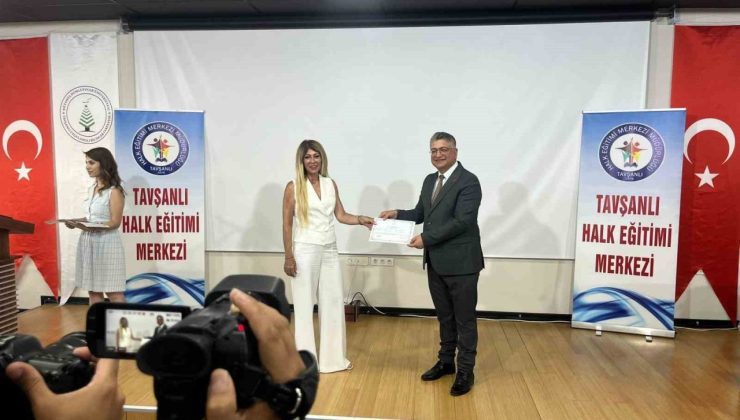 Aşçı yardımcılığı kursu mezunları Tavşanlı’da gastronomi şöleni düzenledi