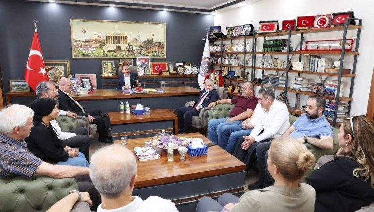 ATO Başkanı Baran’dan, Ankaralılar ve Ankara’ya Hizmet Edenler Derneği’ne ziyaret