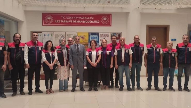 Aydın Tarım ve Orman İl Müdürü Temiz, Köşk’te personelle buluştu