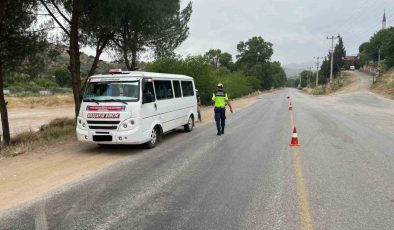 Aydın’da jandarmadan trafik denetimi