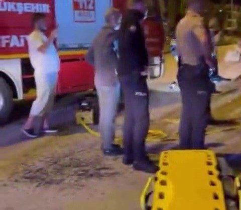 Aziziye’de trafik kazası: 1 yaralı
