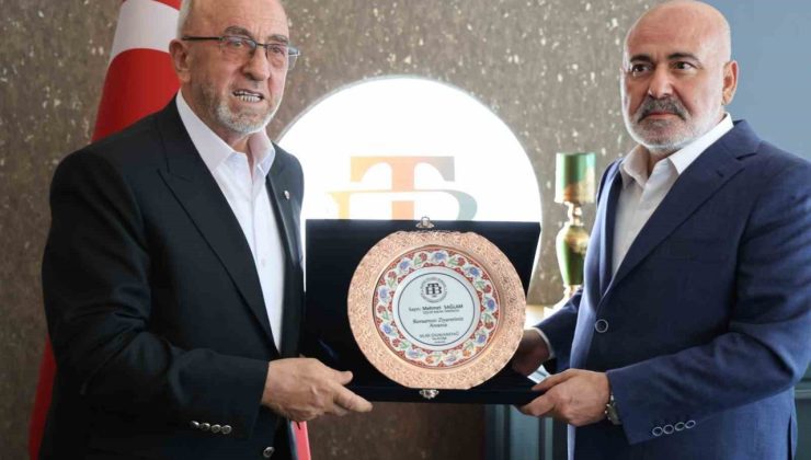 Bakanlar Elazığ Ticaret Borsası’nda: Başkan Dumandağ projeleri anlattı