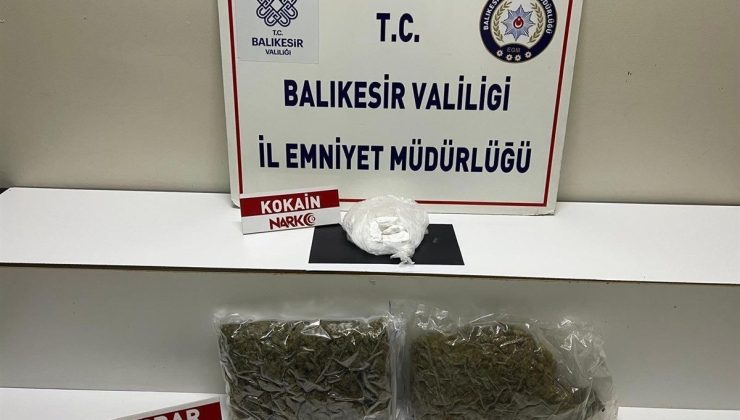 Balıkesir’de uyuşturucu operasyonu: 1 tutuklama
