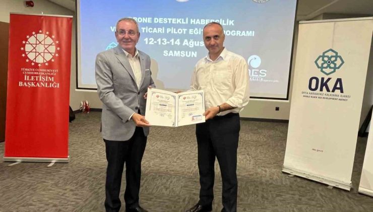 Basın mensuplarına ‘İHA-1 Ticari Dron Eğitimi’ tamamlandı