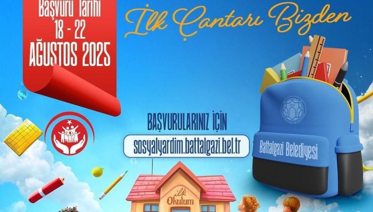 Battalgazi Belediyesi’nden ailelere kırtasiye desteği