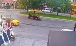 Beyoğlu’nda iş yerine silahlı saldırı güvenlik kamerasında: 1 tutuklama