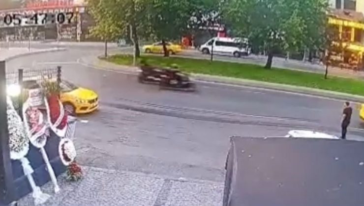 Beyoğlu’nda iş yerine silahlı saldırı güvenlik kamerasında: 1 tutuklama