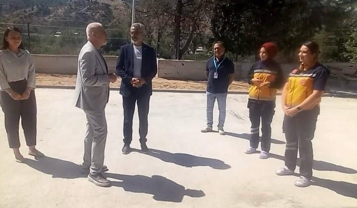 Bildirici, Sarıcakaya’daki yeni sağlık tesislerini ziyaret etti