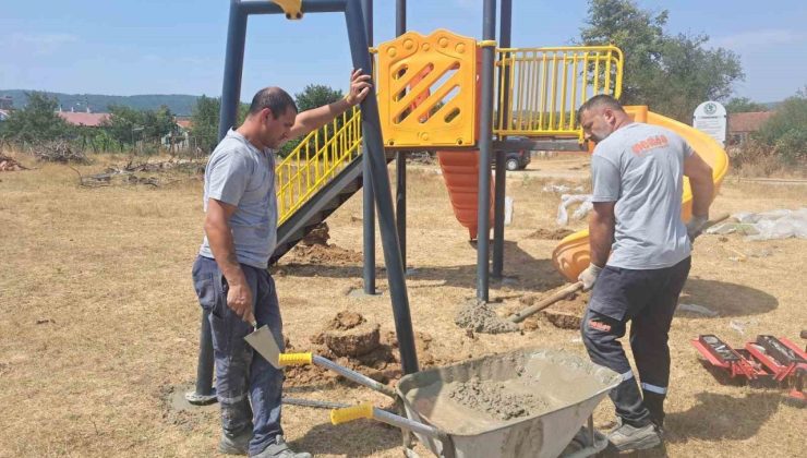 Bilecik’te çocuklar için 14 köye yeni oyun parkı