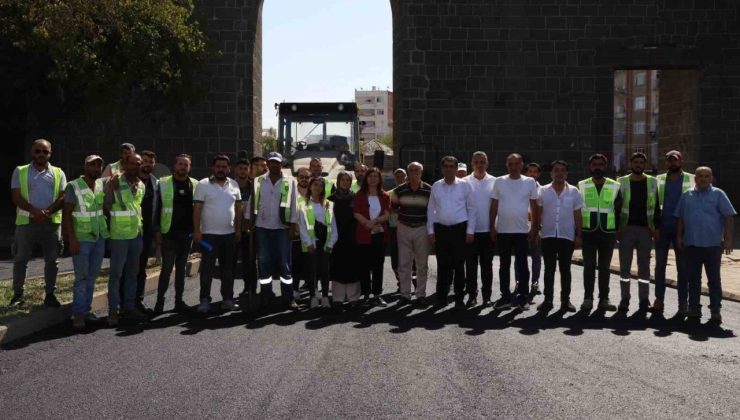 Bucak, asfalt çalışmasını yerinde inceledi
