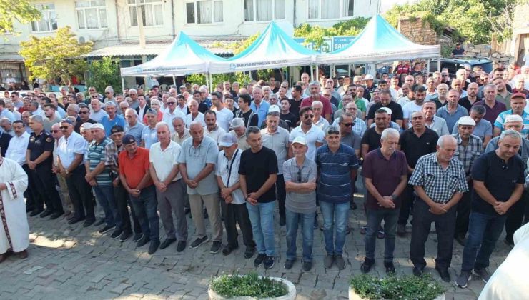 Burhaniye’de eski başkan Naci Söyler son yolculuğuna uğurlandı