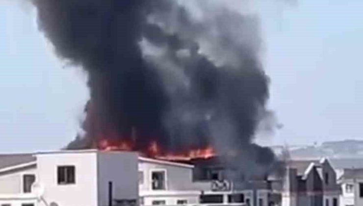 Bursa’da 6 katlı apartmanda yangın