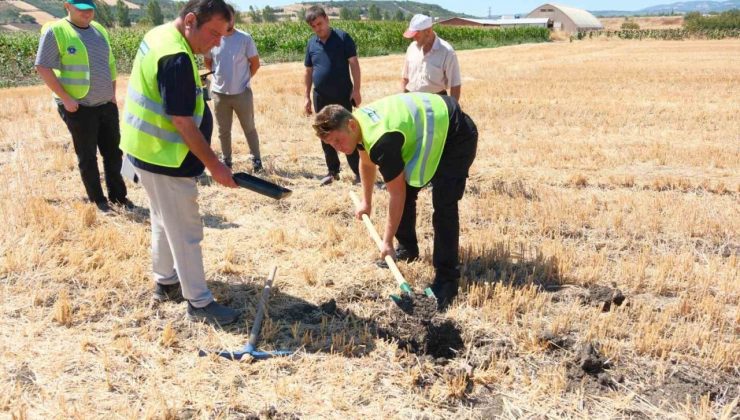 Bursa’nın ’Özel Tarım Ekibi’ toprak analizi için yol çıktı