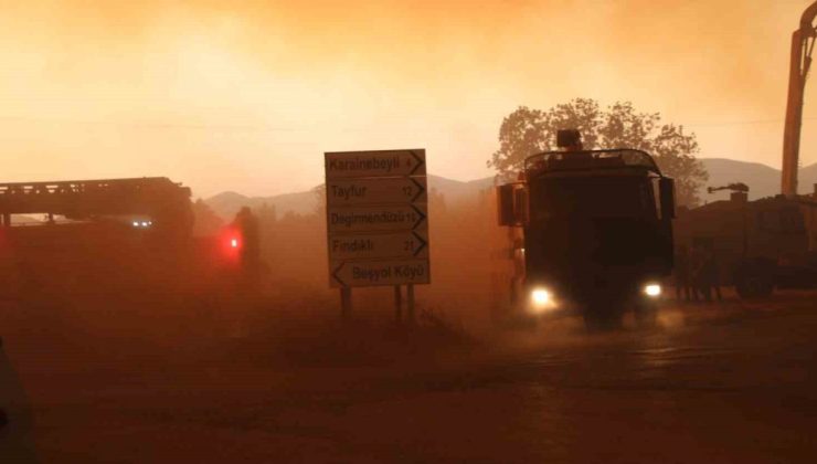 Çanakkale’de çıkan orman yangınında 5 köy tahliye edildi