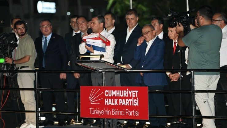 CHP Genel Başkanı Özel, Aydın’da miting düzenledi