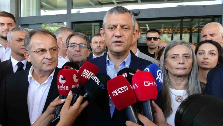 CHP Genel Başkanı Özgür Özel Trabzon’da