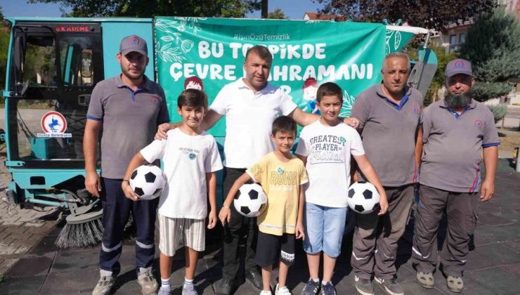 Çocuklar büyüklere örnek oldu