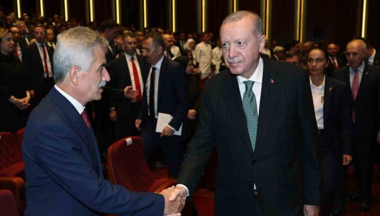 Cumhurbaşkanı Erdoğan: “Tüm gayemiz, ecdattan tevarüs ettiğimiz emsalsiz mirası daha da zenginleştirip gelecek kuşaklara aktarmak”