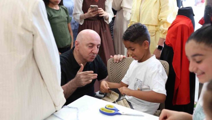 Darıca’da çocuklar el emeği ürünlerini sergiledi