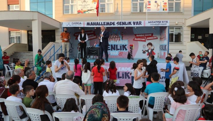Darıca’da çocuklar için mahalle şenlikleri başlıyor