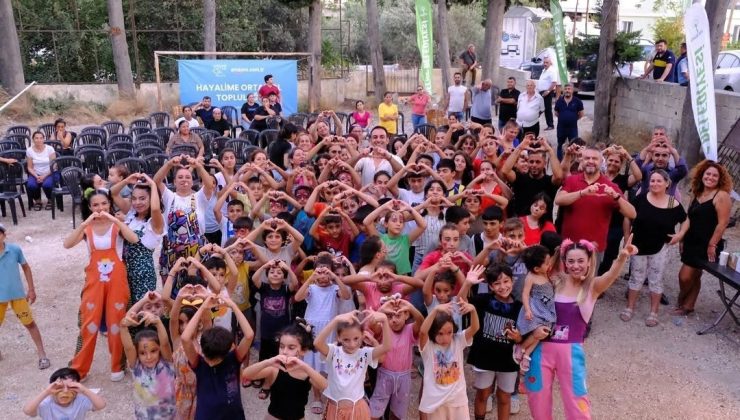 Defne Belediyesi’nin Bostancık Mahallesi’nde düzenlediği etkinlikte çocuklar doyasıya eğlendi