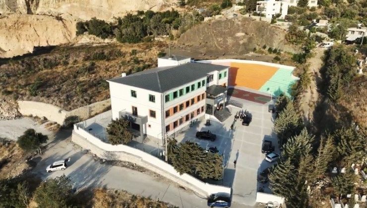 Defne’de yapımı tamamlanan Dursunlu Gazi İlkokulu/Ortaokulu eğitim dönemine hazır