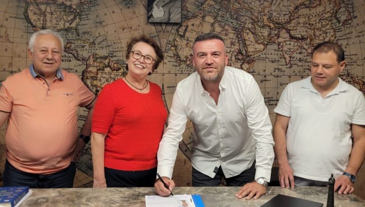 Denizli’nin ilk çelik apartman için düğmeye basıldı