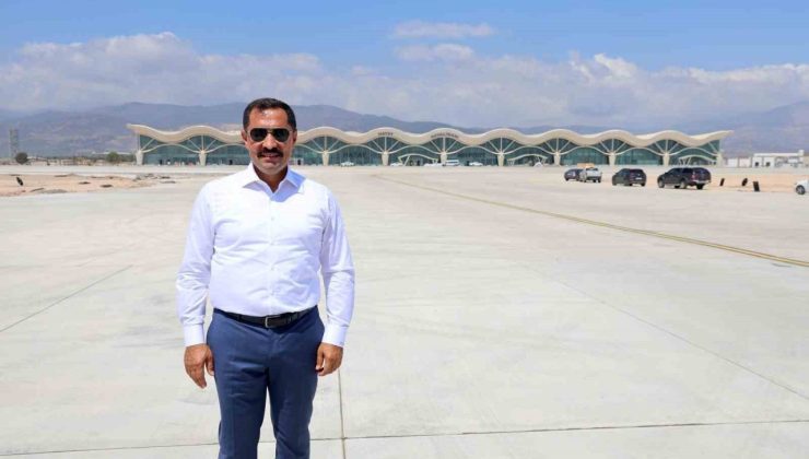 Depremde hasar alan Hatay Havalimanı’ndaki çalışmalarla birlikte ilk yurt dışı uçuş Kıbrıs’a gerçekleşecek