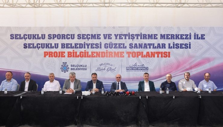 Eğitime ve spora değer katacak yatırımlara Selçuklu imzası