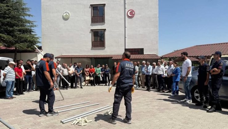 Elazığ’da afet farkındalık ve yangın eğitimi