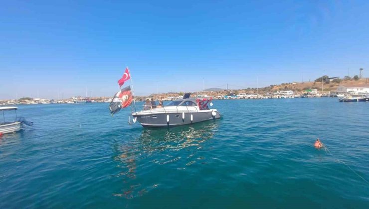 Enez’de teknelerden “Zafer Seyri”
