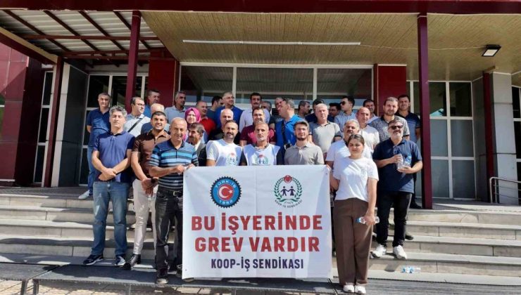 Erciş SYDV çalışanları greve başladı
