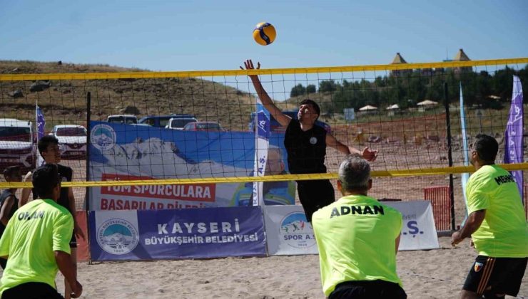 Erciyes’te ’En Havalı Voleybol Turnuvası’nda ilk düdük çaldı