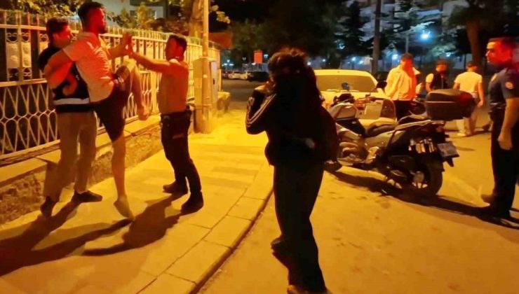 Erkek arkadaşından kaçarken yakalandı, kendini köprüden atmak istedi
