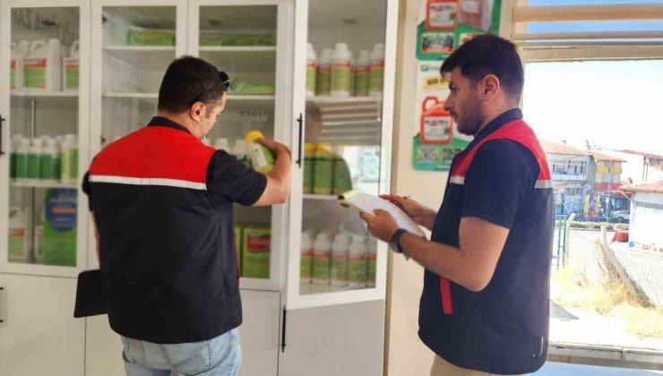 Eskişehir’de bitki koruma ürünleri satış yerlerine çapraz denetim