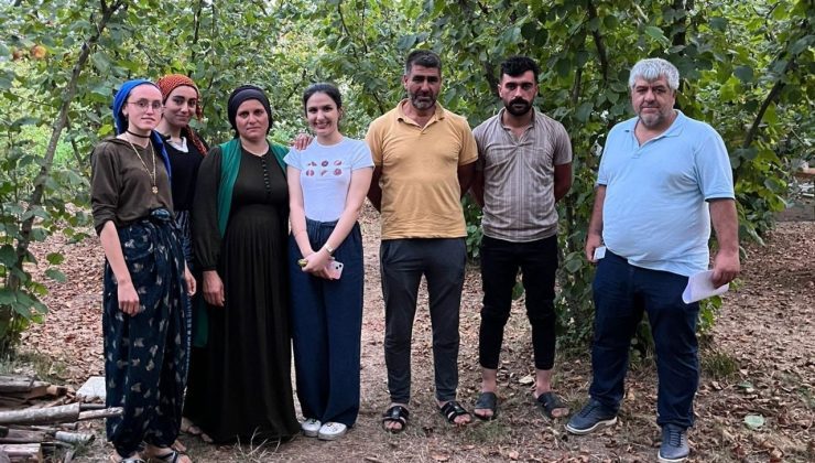 Fındık işçilerine yaşam alanlarında sağlık hizmeti
