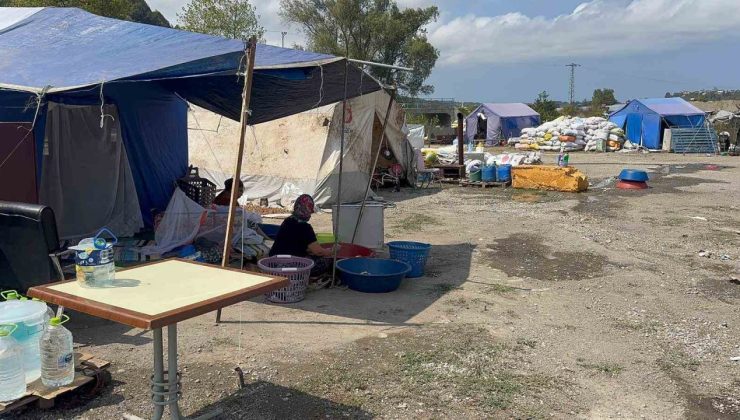 Fındık işçilerinin çadır hayatında her şey var, su ve elektrik yok