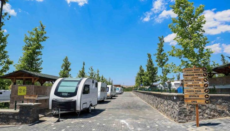 Gaziantep Büyükşehir’den doğa ve konforu buluşturan karavan park